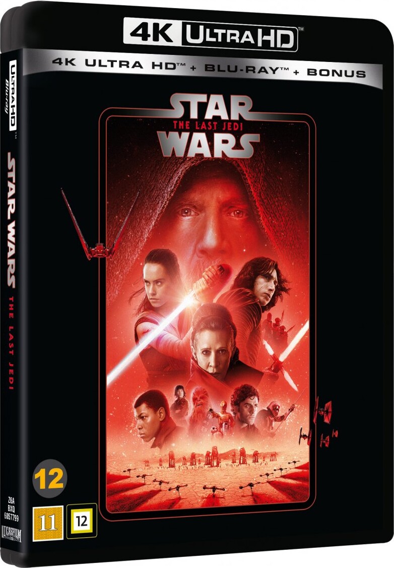 Star Wars: The Last Jedi Episode 8 2020 Udgave 4k Blu Ray
