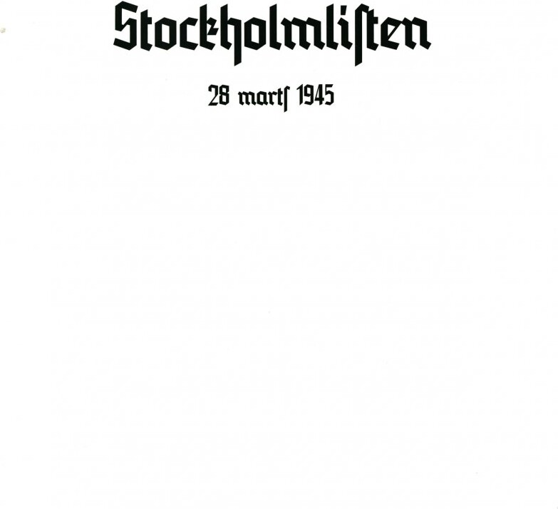 Stockholmlisten   De Illegale Organisationer I Danmark   Bog