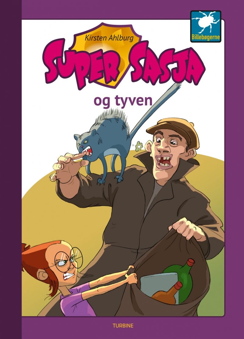 Super Sasja Og Tyven   Kirsten Ahlburg   Bog