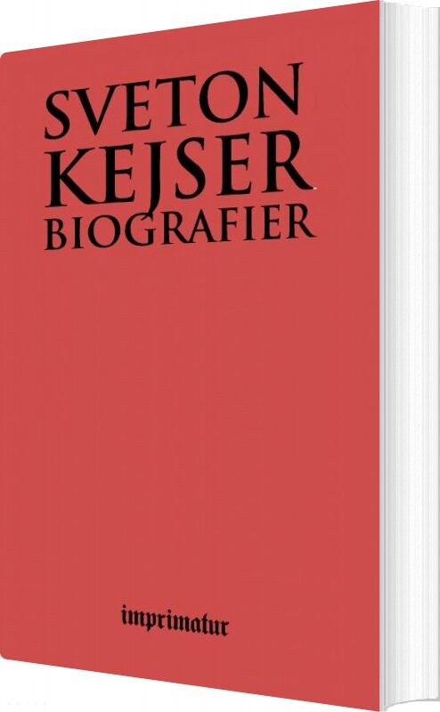 Sveton Kejserbiografier   Gaius Suetonius Tranquillus   Bog