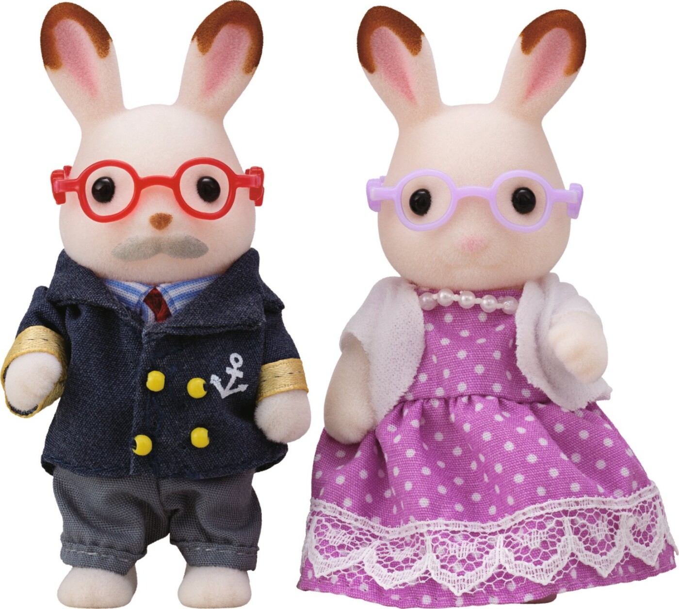 Sylvanian Families Figurer   Bedsteforældrene Chokoladekanin