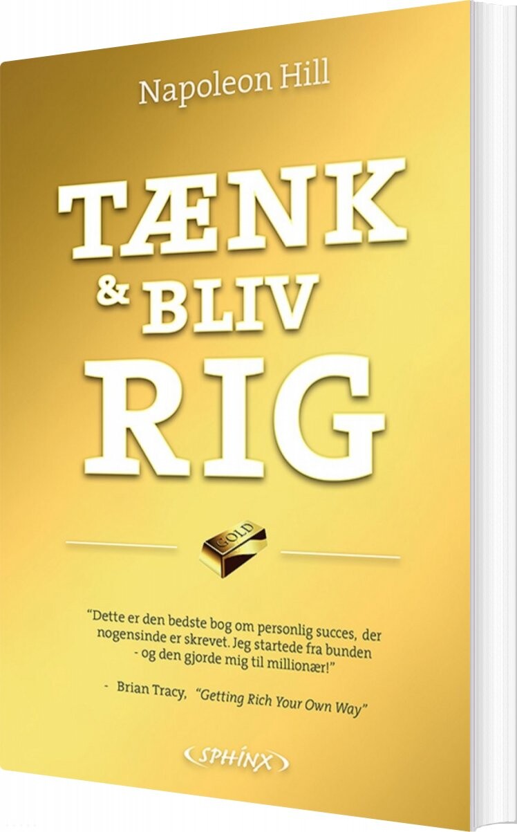 Tænk Og Bliv Rig    Napoleon Hill   Bog