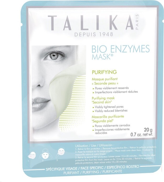 Talika   Sheet Maske   Bio Enzymes Purifying Ansigtsmaske
