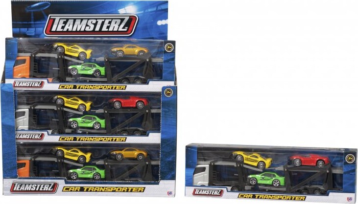 Teamsterz Biltransporter Legetøj Lastbil Inkl Biler Assorteret