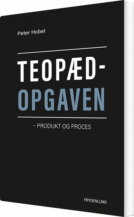Teopædopgaven   Peter Hobel   Bog