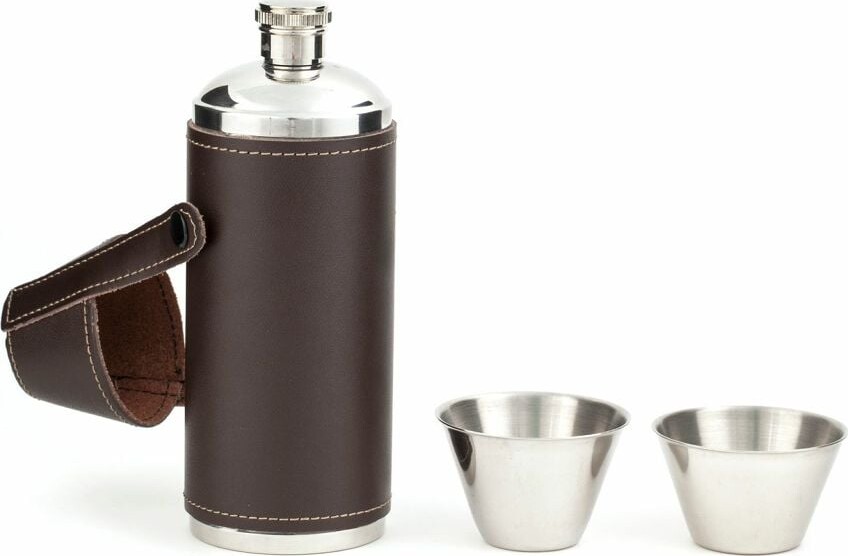 Termoflaske Med 2 Kopper   Rustfrit Stål 250 Ml