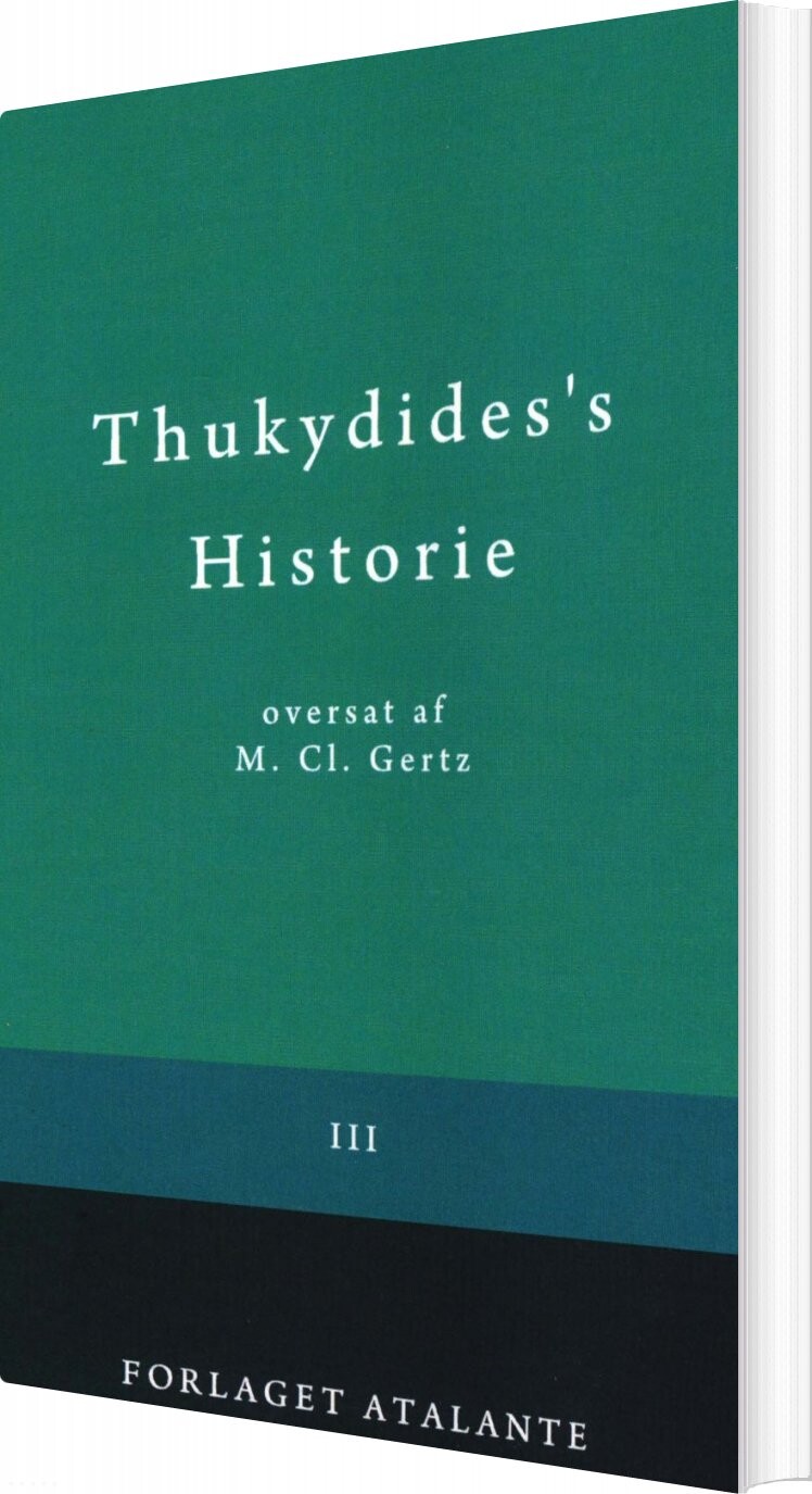 Thukydides S Historie Iii   Thukydid   Bog
