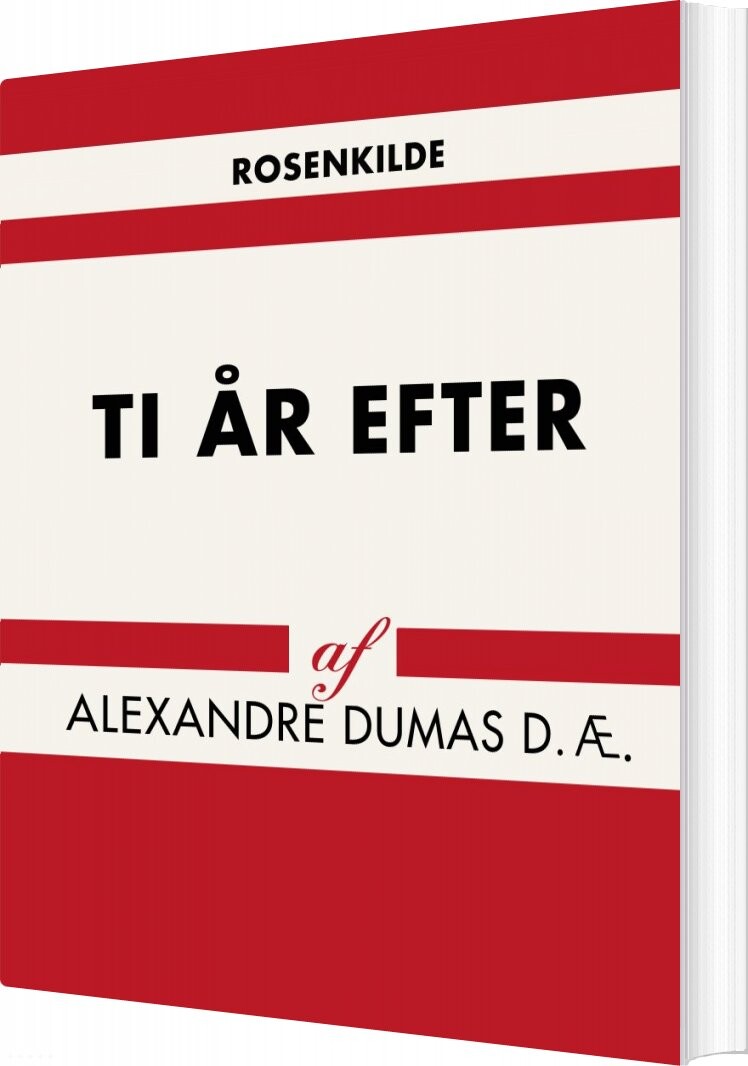 Ti år Efter   Alexandre Dumas D  æ   Bog