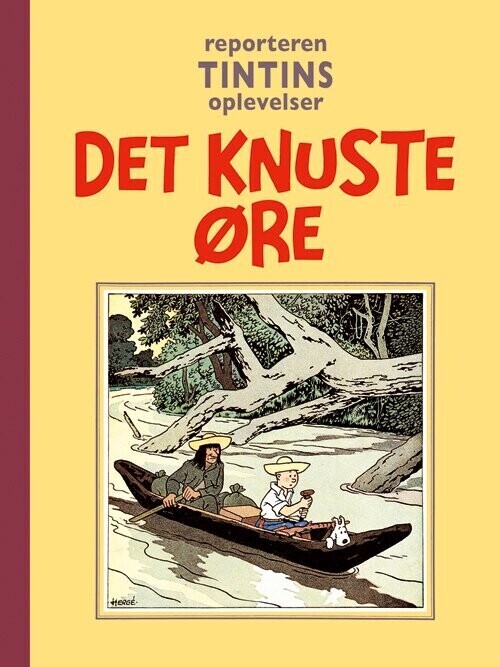 Tintin   Det Knuste øre   Herg?    Bog