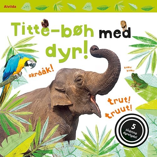 Titte Bøh Med Dyr  Med 5 Skønne Lyde   Bog