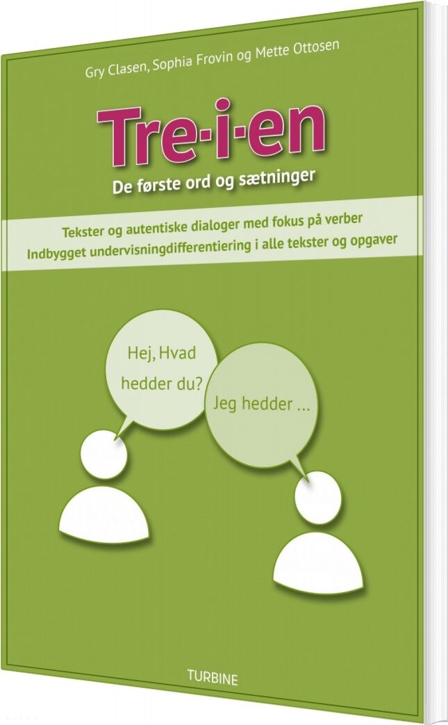 Tre I En    De Første Ord Og Sætninger   Gry Clasen   Bog
