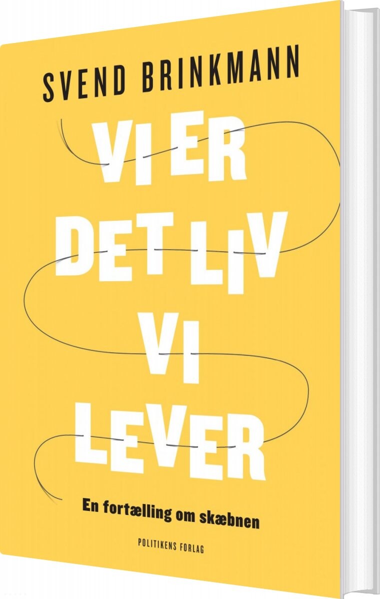 Vi Er Det Liv Vi Lever   Svend Brinkmann   Bog