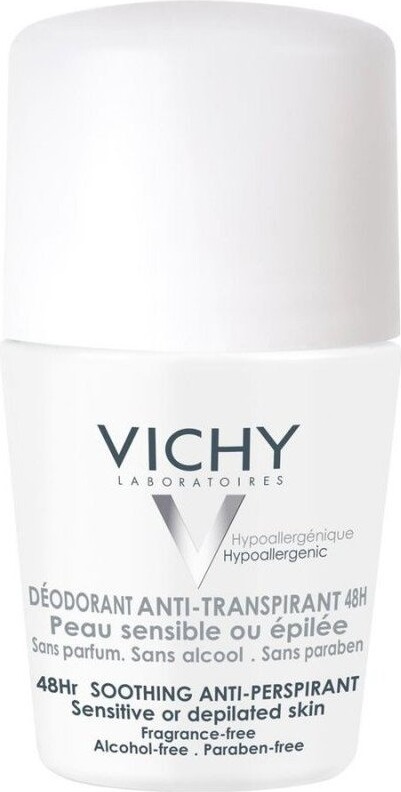 Vichy   48hr Soothing Anti Perspirant Deo Roll On 50 Ml