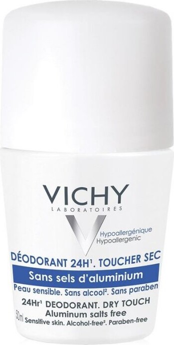 Vichy Roll On Deo   Antiperspirant 24h Uden Alkohol 50 Ml