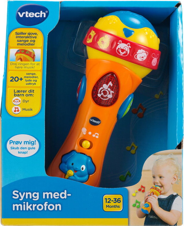 Vtech   Mikrofon Til Baby   Syng Med   Dansk
