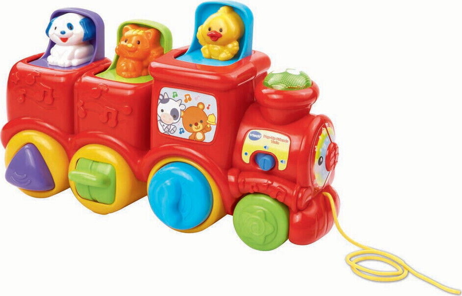 Vtech   Tog Med Træksnor Til Baby   Dansk