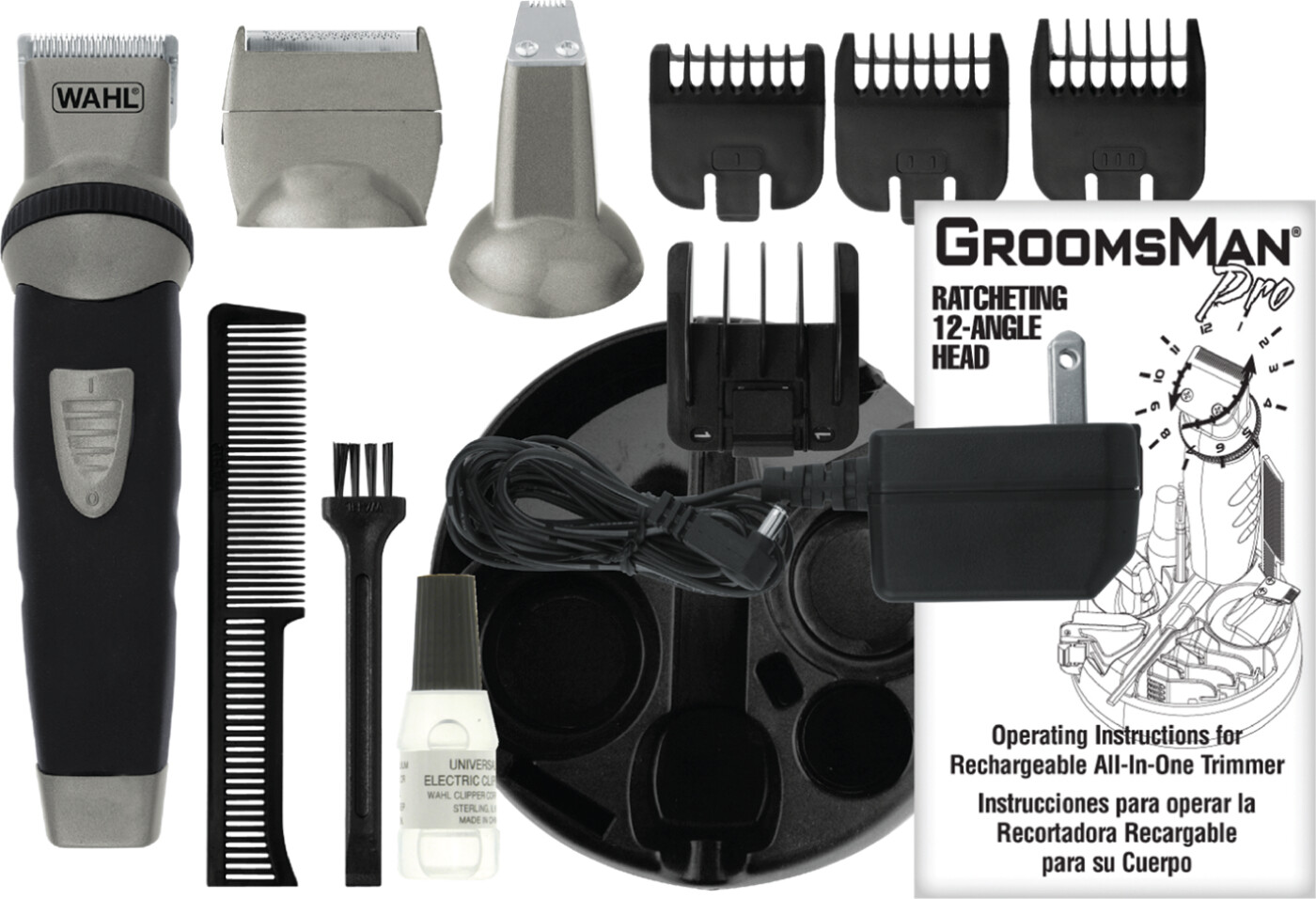 Wahl Hårklipper   Groomsman   9953 1016   Sort