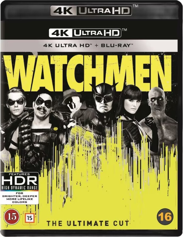 Watchmen Ultimate Cut 4k Blu Ray