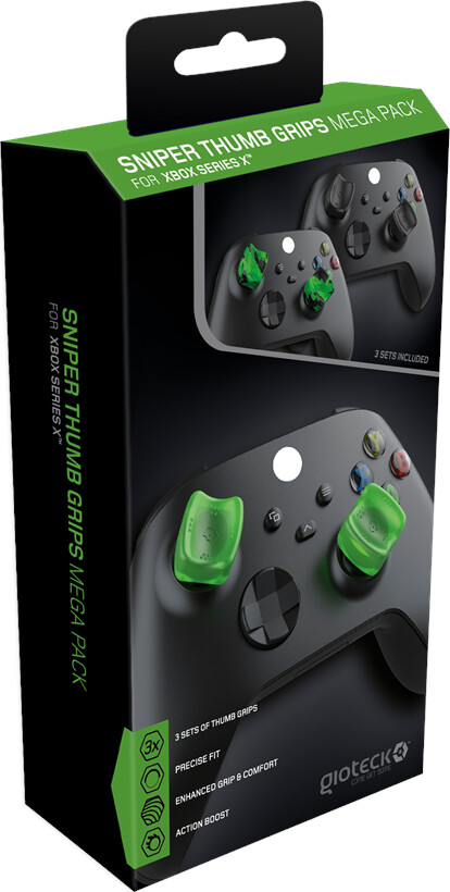 Xbox Series X Controller Thumb Grips   3 Pak   Gioteck