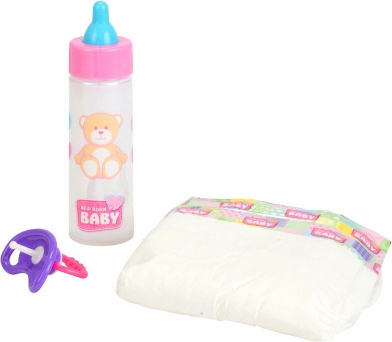 Dukke Tilbehør   Sut  Sutteflaske Og Ble   New Born Baby