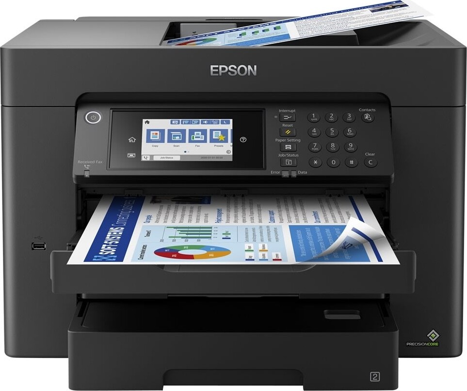 Epson Workforce Wf 7840dtwf   Printer Med Fax