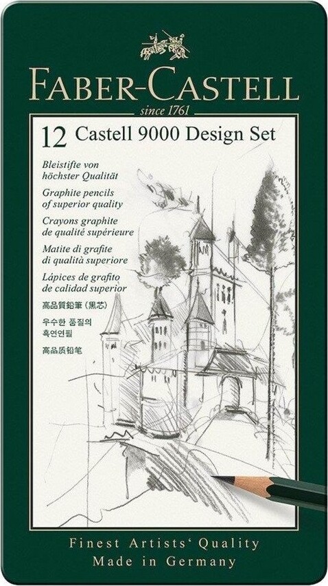Faber Castell Blyanter   Castell 9000 Design Set