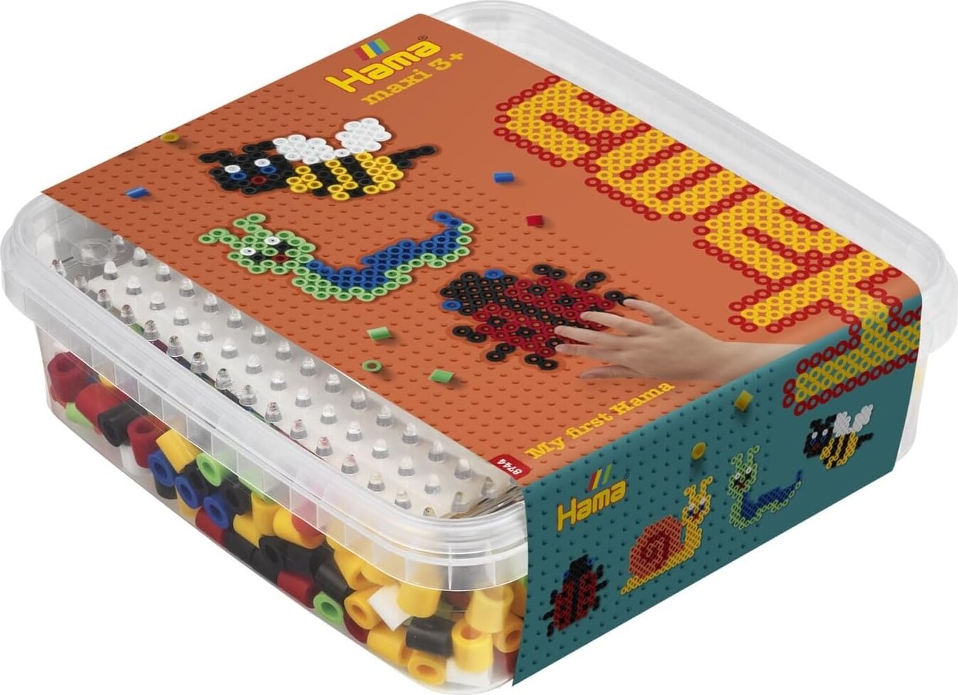 Hama Maxi Perler   Perleplade   600 Perler