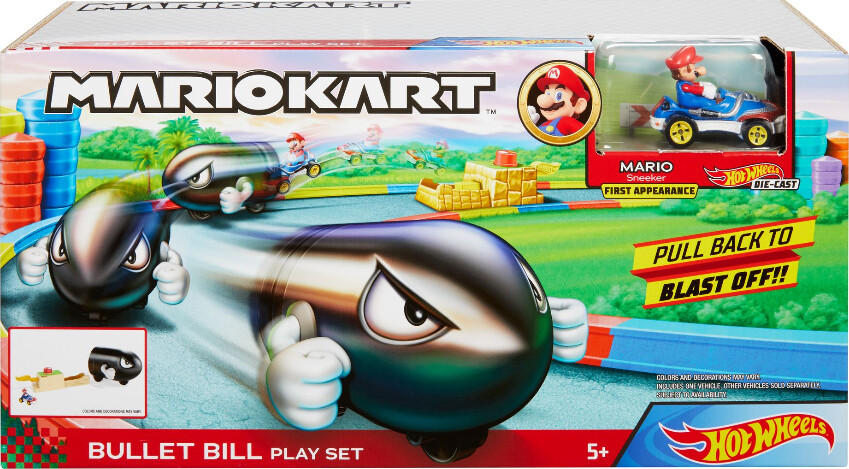 Hot Wheels Mario Kart   Bullet Bill Legesæt