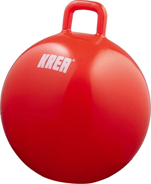 Krea Hoppebold Inkl Pumpe 45cm Rød