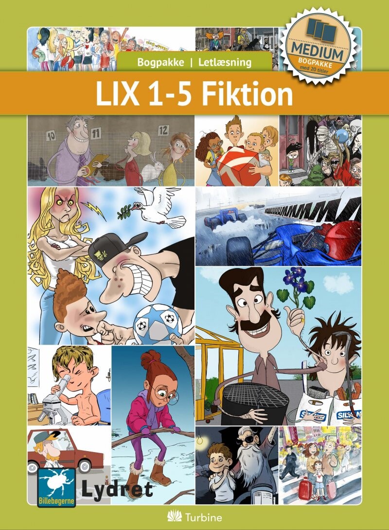 Lix 1 5 Fiktion   Medium 20 Bøger   Bog