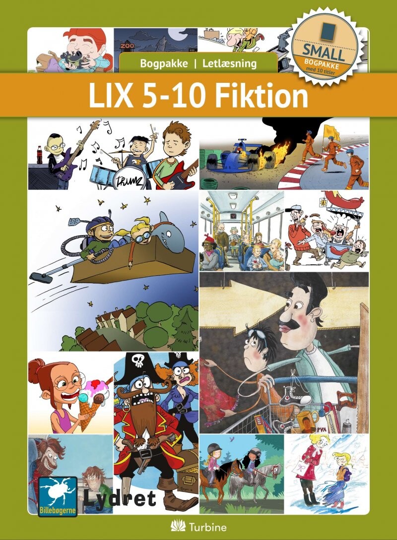 Lix 5 10 Fiktion   Small 10 Bøger   Bog