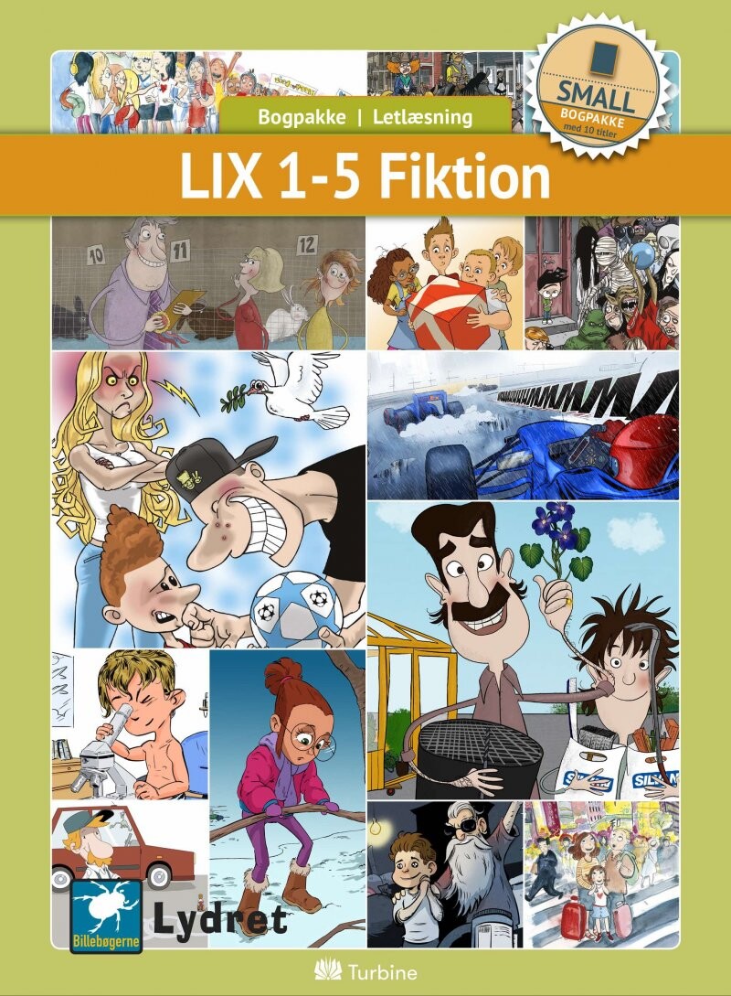 Lix 1 5 Fiktion   Small 10 Bøger   Bog
