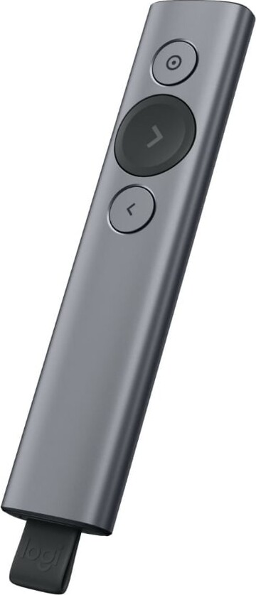 Logitech Spotlight   Fjernbetjening Til Præsentation   Mørkegrå