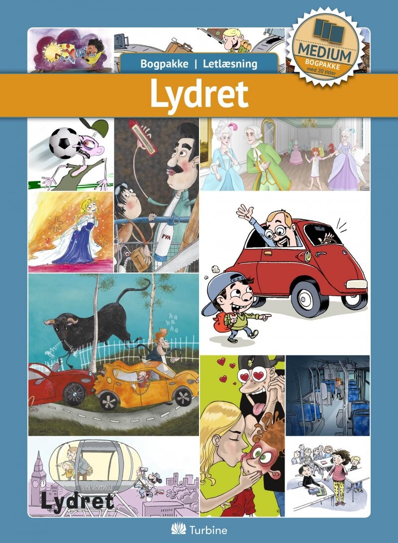 Lydret 0123   Medium 20 Bøger   Bog