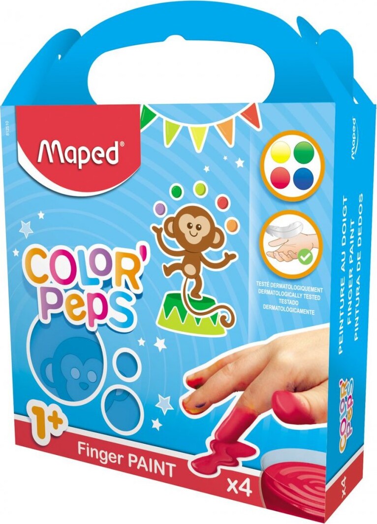 Maped Color Peps Min Første Fingermaling Til Baby Og Børn