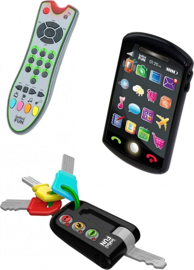 Mobiltelefon  Fjernbetjening Og Nøgler   Legetøj Til Baby