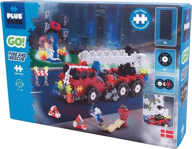 Plus Plus Go Brikker   Fire And Rescue Byggesæt