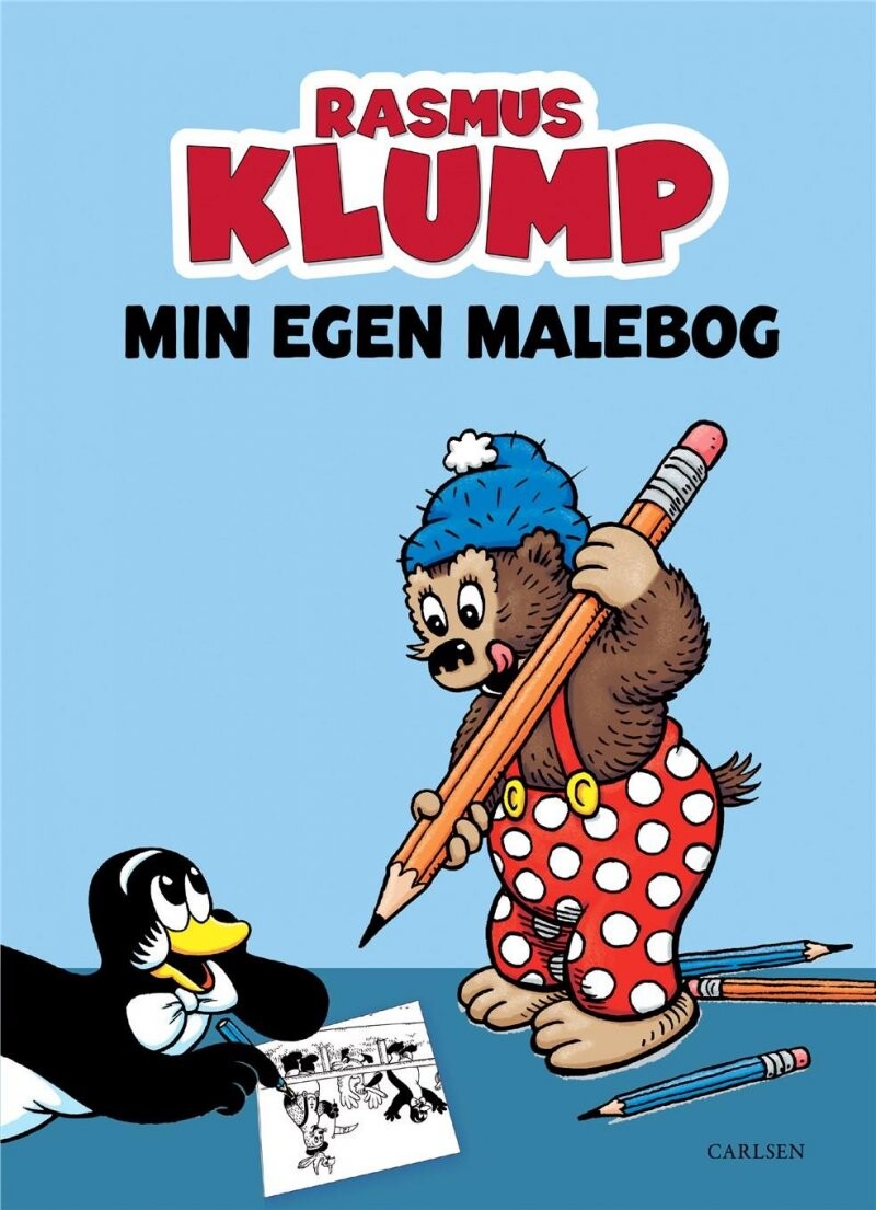 Rasmus Klump   Min Bedste Malebog   6 Stk   Vilhelm Hansen   Bog