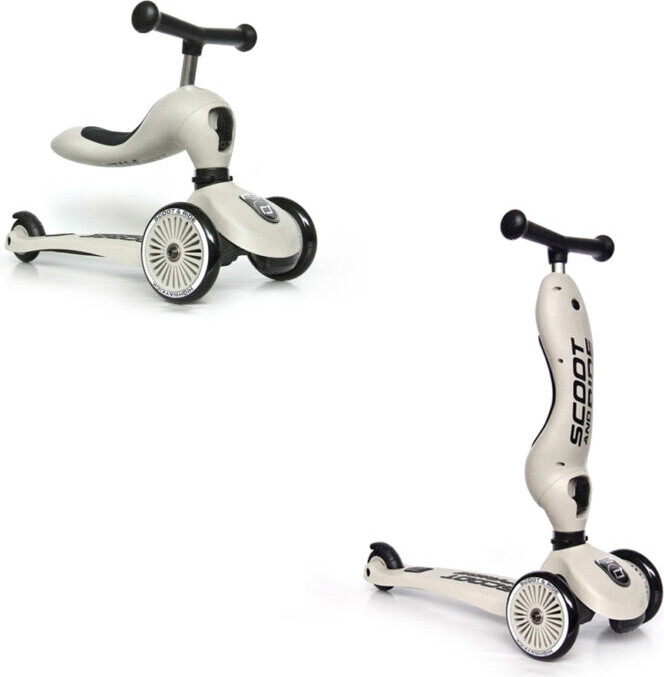 Scoot And Ride   2 I 1 Løbecykel Og Løbehjul   Ash