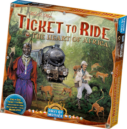 Ticket To Ride: The Heart Of Africa   Brætspil