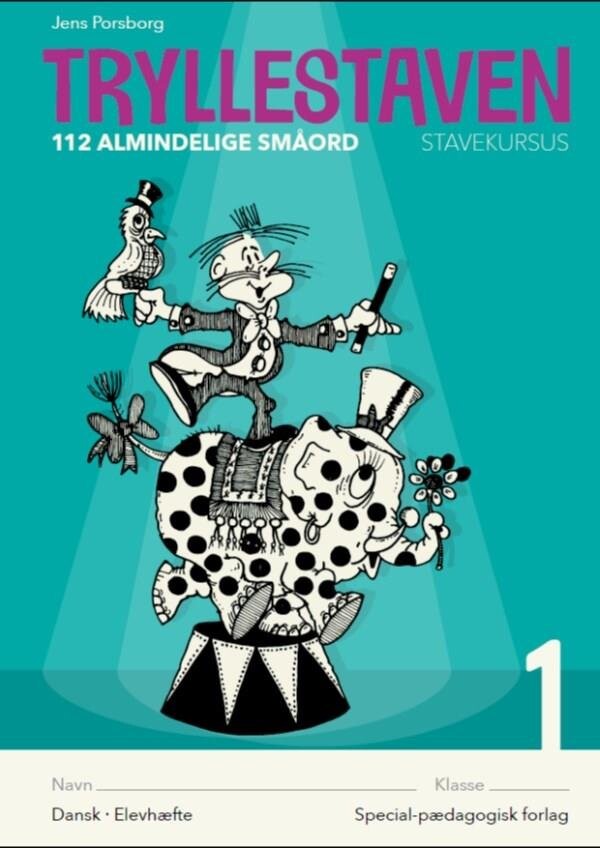 Tryllestaven 1  112 Alm  Småord   5 Stk   Jens Porsborg Larsen   Bog