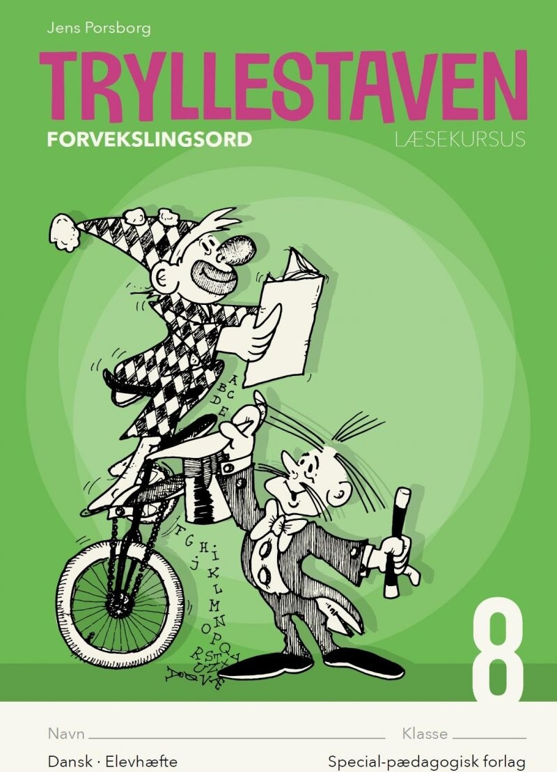 Tryllestaven Læsekursus 8   5 Stk   Jens Porsborg Larsen   Bog