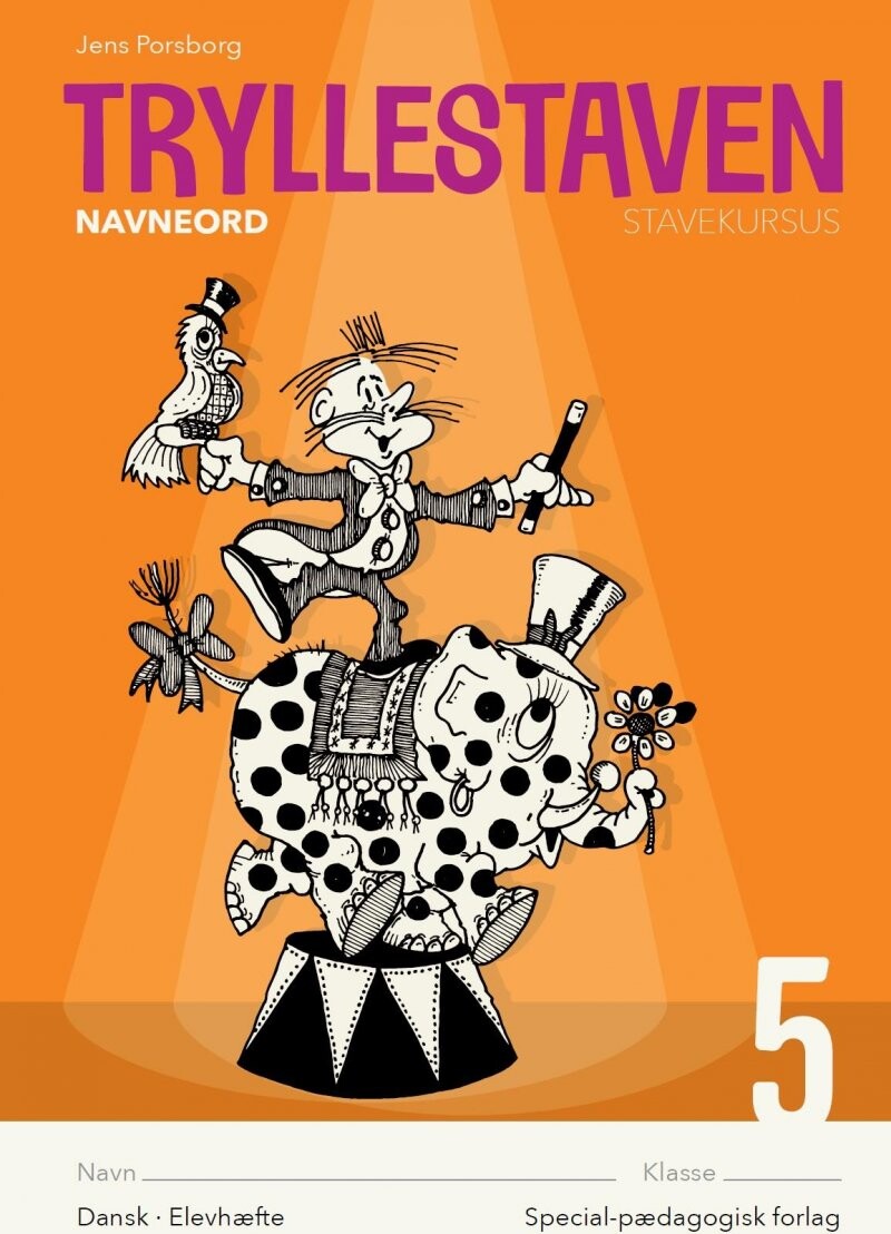 Tryllestaven 5  Navneord   5 Stk   Jens Porsborg Larsen   Bog