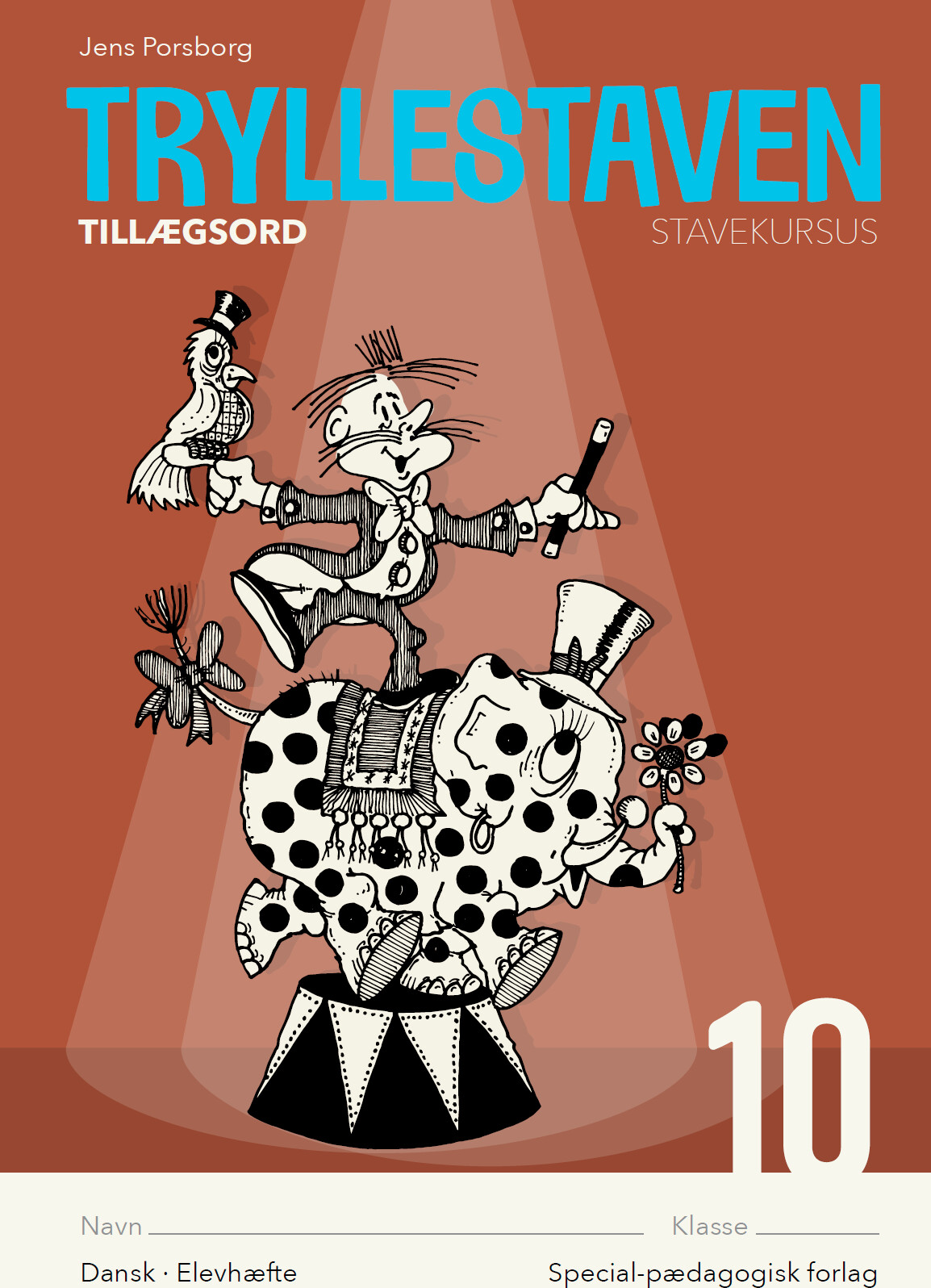 Tryllestaven 10  Tillægsord   5 Stk   Jens Porsborg Larsen   Bog