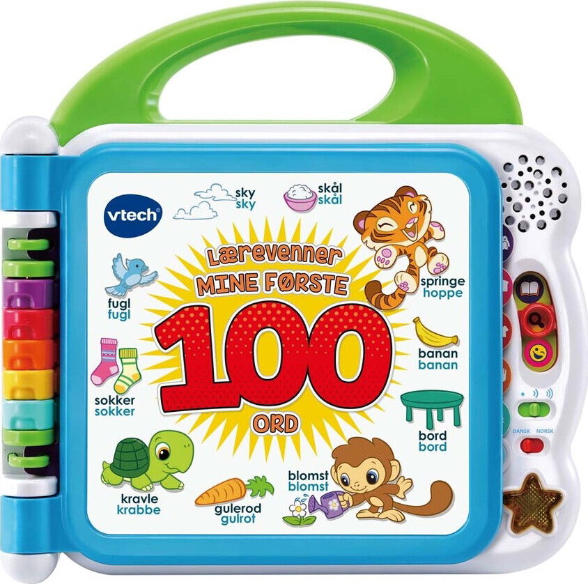 Vtech   Mine Første 100 Ord   Interaktiv Læringsbog På Dansk