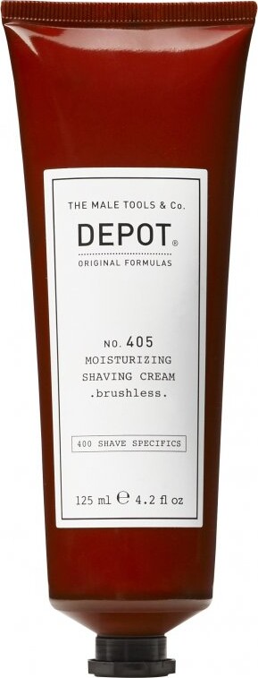 Depot The Male Tools Barberskum   No  405 Moisturizing Shaving Cream Brushless   125 Ml