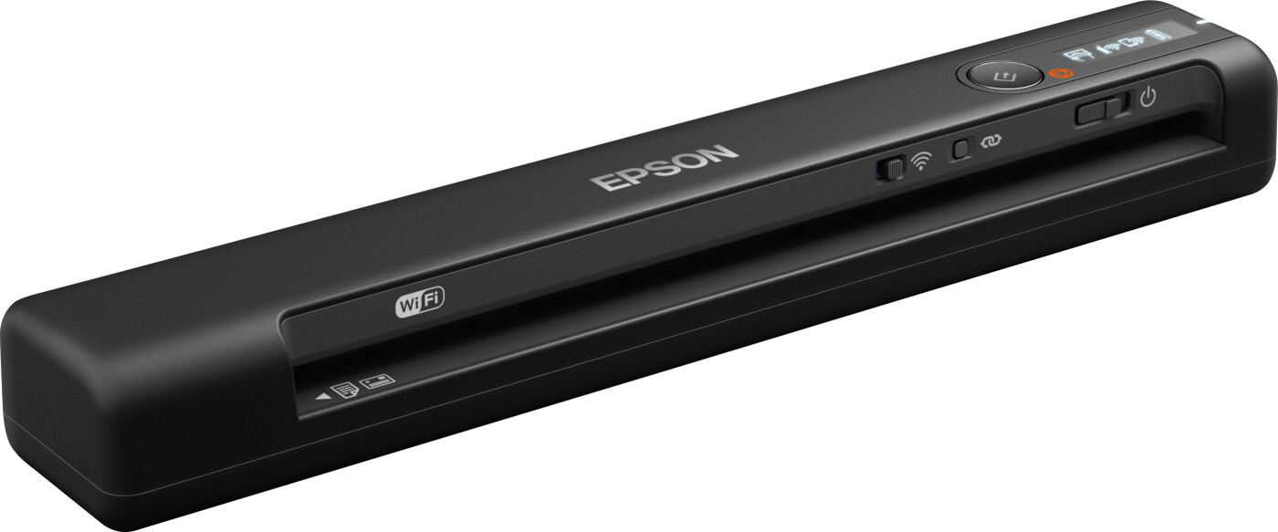 Epson Scanner   Workforce Es 50   Transportabel   600 Dpi Wifi Usb 2 0   Sort