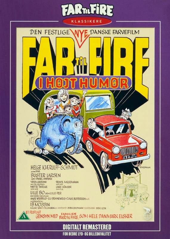 Far Til Fire I Højt Humør Nyrestaureret Dvd Film