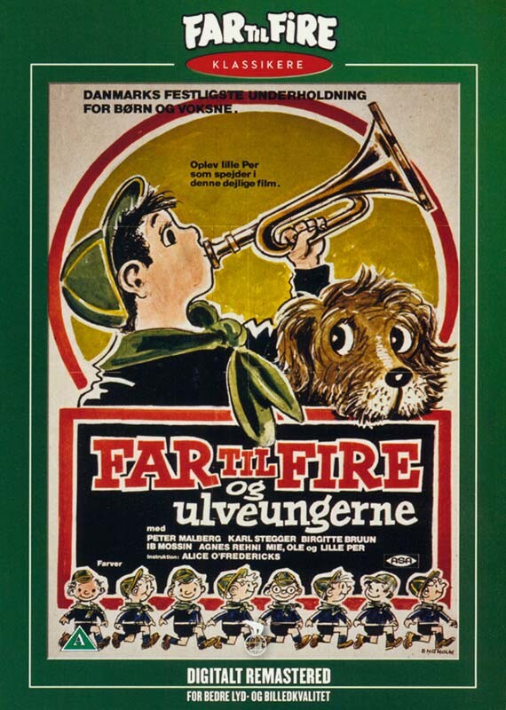 Far Til Fire Og Ulveungerne Nyrestaureret Dvd Film