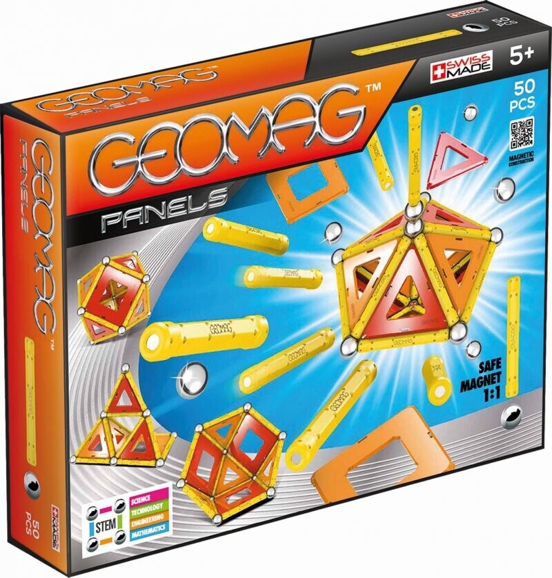 Geomag Panels   Magnetlegetøj   50 Dele